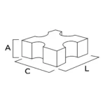 Pavimento Quadrado Perfurado - Image 2